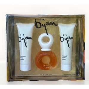 Bijan Women 3pc Set 1.7 oz EDT, 3.3 oz Luxurious Body Cream &Radiant Body Polish